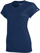 Champion Womens Essential Double Dry V-Neck Tee Champion Womens Essential Double Dry V-Neck Tee