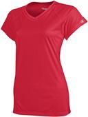 Champion Womens Essential Double Dry V-Neck Tee Champion Womens Essential Double Dry V-Neck Tee