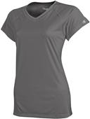 Champion Womens Essential Double Dry V-Neck Tee Champion Womens Essential Double Dry V-Neck Tee