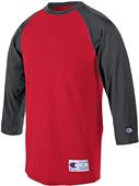Champion Adult Youth Raglan Baseball T-Shirt Champion Adult Youth Raglan Baseball T-Shirt