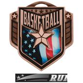 Hasty Awards 2.25" Liberty Basketball Medals M-742 Hasty Awards 2.25" Liberty Basketball Medals M-742