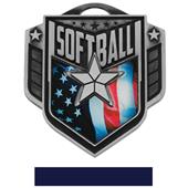 Hasty Awards 2.25" Liberty Softball Medals M-742 Hasty Awards 2.25" Liberty Softball Medals M-742