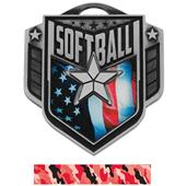 Hasty Awards 2.25" Liberty Softball Medals M-742 Hasty Awards 2.25" Liberty Softball Medals M-742