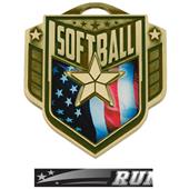 Hasty Awards 2.25" Liberty Softball Medals M-742 Hasty Awards 2.25" Liberty Softball Medals M-742