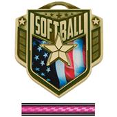 Hasty Awards 2.25" Liberty Softball Medals M-742 Hasty Awards 2.25" Liberty Softball Medals M-742