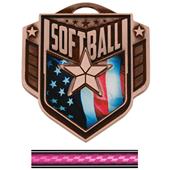 Hasty Awards 2.25" Liberty Softball Medals M-742 Hasty Awards 2.25" Liberty Softball Medals M-742