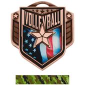 Hasty Awards 2.25" Liberty Volleyball Medals M-742 Hasty Awards 2.25" Liberty Volleyball Medals M-742