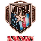 Hasty Awards 2.25" Liberty Volleyball Medals M-742 Hasty Awards 2.25" Liberty Volleyball Medals M-742