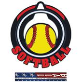 Hasty Awards 2.75" Epic Softball Medals M-732 Hasty Awards 2.75" Epic Softball Medals M-732