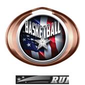 Hasty Award Halo Basketball Liberty Insert Medal Hasty Award Halo Basketball Liberty Insert Medal