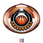 Hasty Award Halo Basketball Epic Insert Medal Hasty Award Halo Basketball Epic Insert Medal