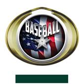 Hasty Award Halo Baseball Liberty Insert Medal Hasty Award Halo Baseball Liberty Insert Medal