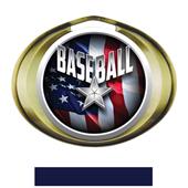Hasty Award Halo Baseball Liberty Insert Medal Hasty Award Halo Baseball Liberty Insert Medal