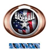 Hasty Award Halo Baseball Liberty Insert Medal Hasty Award Halo Baseball Liberty Insert Medal