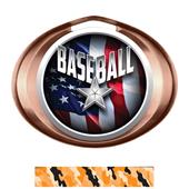 Hasty Award Halo Baseball Liberty Insert Medal Hasty Award Halo Baseball Liberty Insert Medal