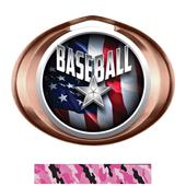 Hasty Award Halo Baseball Liberty Insert Medal Hasty Award Halo Baseball Liberty Insert Medal