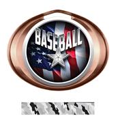 Hasty Award Halo Baseball Liberty Insert Medal Hasty Award Halo Baseball Liberty Insert Medal
