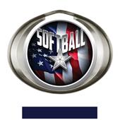 Hasty Award Halo Softball Liberty Insert Medal Hasty Award Halo Softball Liberty Insert Medal