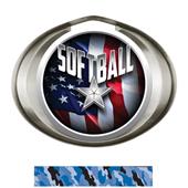 Hasty Award Halo Softball Liberty Insert Medal Hasty Award Halo Softball Liberty Insert Medal