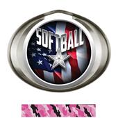 Hasty Award Halo Softball Liberty Insert Medal Hasty Award Halo Softball Liberty Insert Medal