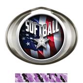 Hasty Award Halo Softball Liberty Insert Medal Hasty Award Halo Softball Liberty Insert Medal
