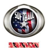 Hasty Award Halo Softball Liberty Insert Medal Hasty Award Halo Softball Liberty Insert Medal