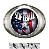 Hasty Award Halo Softball Liberty Insert Medal Hasty Award Halo Softball Liberty Insert Medal
