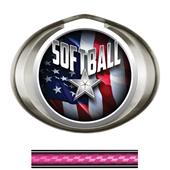Hasty Award Halo Softball Liberty Insert Medal Hasty Award Halo Softball Liberty Insert Medal