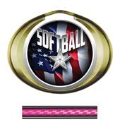 Hasty Award Halo Softball Liberty Insert Medal Hasty Award Halo Softball Liberty Insert Medal