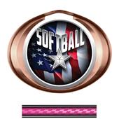 Hasty Award Halo Softball Liberty Insert Medal Hasty Award Halo Softball Liberty Insert Medal