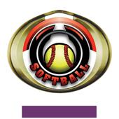 Hasty Award Halo Softball Epic Insert Medal Hasty Award Halo Softball Epic Insert Medal