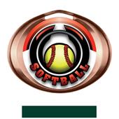 Hasty Award Halo Softball Epic Insert Medal Hasty Award Halo Softball Epic Insert Medal