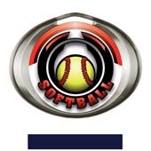 Hasty Award Halo Softball Epic Insert Medal Hasty Award Halo Softball Epic Insert Medal