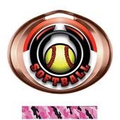 Hasty Award Halo Softball Epic Insert Medal Hasty Award Halo Softball Epic Insert Medal