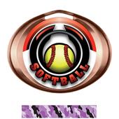 Hasty Award Halo Softball Epic Insert Medal Hasty Award Halo Softball Epic Insert Medal
