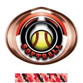 Hasty Award Halo Softball Epic Insert Medal Hasty Award Halo Softball Epic Insert Medal