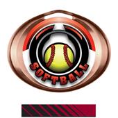 Hasty Award Halo Softball Epic Insert Medal Hasty Award Halo Softball Epic Insert Medal