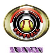Hasty Award Halo Softball Epic Insert Medal Hasty Award Halo Softball Epic Insert Medal