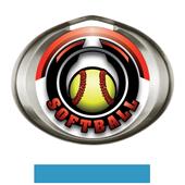 Hasty Award Halo Softball Epic Insert Medal Hasty Award Halo Softball Epic Insert Medal