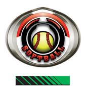 Hasty Award Halo Softball Epic Insert Medal Hasty Award Halo Softball Epic Insert Medal
