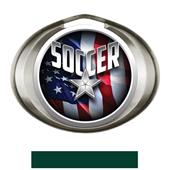 Hasty Award Halo Soccer Liberty Insert Medal Hasty Award Halo Soccer Liberty Insert Medal