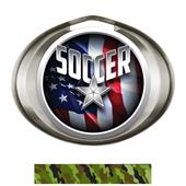 Hasty Award Halo Soccer Liberty Insert Medal Hasty Award Halo Soccer Liberty Insert Medal