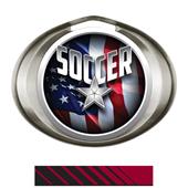 Hasty Award Halo Soccer Liberty Insert Medal Hasty Award Halo Soccer Liberty Insert Medal
