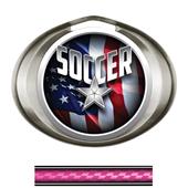 Hasty Award Halo Soccer Liberty Insert Medal Hasty Award Halo Soccer Liberty Insert Medal