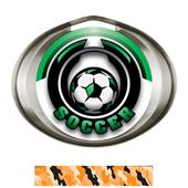 Hasty Award Halo Soccer Epic Insert Medal Hasty Award Halo Soccer Epic Insert Medal