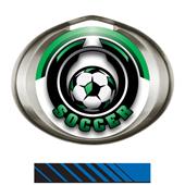 Hasty Award Halo Soccer Epic Insert Medal Hasty Award Halo Soccer Epic Insert Medal