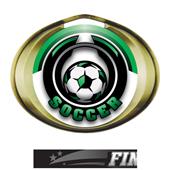 Hasty Award Halo Soccer Epic Insert Medal Hasty Award Halo Soccer Epic Insert Medal
