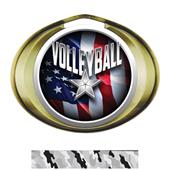 Hasty Award Halo Volleyball Liberty Insert Medal Hasty Award Halo Volleyball Liberty Insert Medal