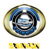 Hasty Award Halo Swimming Epic Insert Medal Hasty Award Halo Swimming Epic Insert Medal