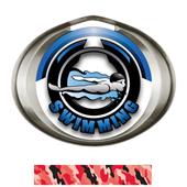 Hasty Award Halo Swimming Epic Insert Medal Hasty Award Halo Swimming Epic Insert Medal